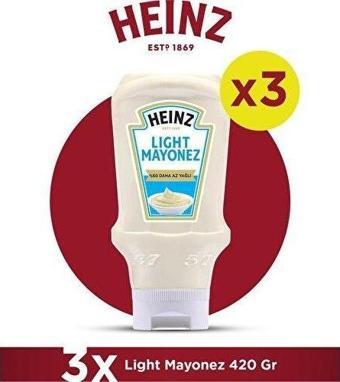 Heinz Light Mayonez 420 gr - 3'lü Paket