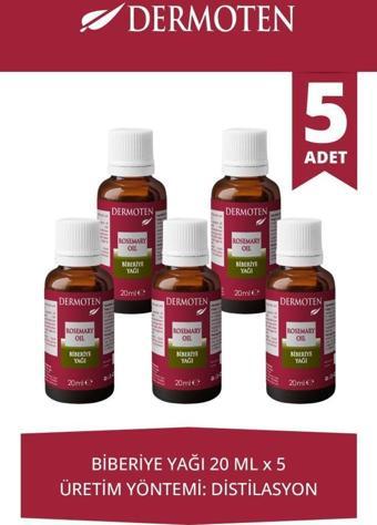 Biberiye Yağı 100 ml (5 x 20 ml)