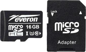 Everon 16 Gb Microsd-Hc U1 Class 10 Hafıza Kartı+Sd Adaptör