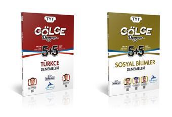 PRF Paraf Yayınları Derece Timi 2025 Tyt Türkçe + Sosyal Bilimler 5+5 Gölge Deneme Seti 2 Kitap - PRF Paraf Yayınları