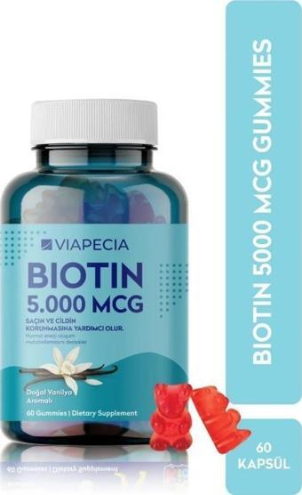 Viapecia Biotin 5000 mcg 60 Gummies