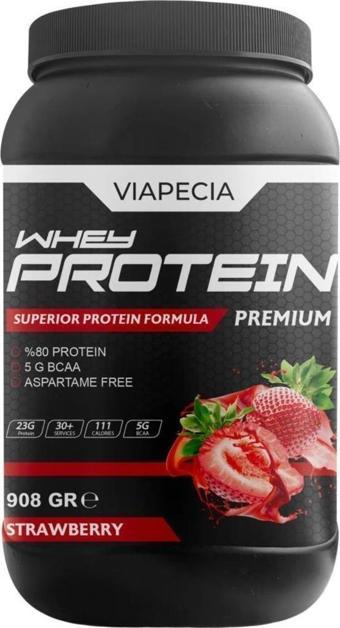 Viapecia Whey Protein Çilek Aromalı 908 gr