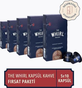 The Whirl Espresso Dark Kapsül Kahve 5'li Fırsat Paketi 50 Kapsül