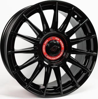 GZM 362-1 7,5X17 5X100 ET35 67,1 BLACK OLYMPUS JANT (TAKIM SATILIR) (4 ADET FİYATIDIR)