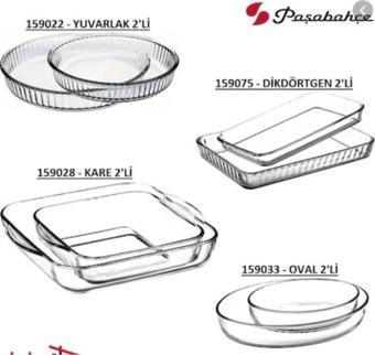 Paşabahçe borcam seti 8 prç. borcam tencere fırın tepsisi takımı seti