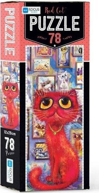 Blue Focus Red Cat 78 Parça Puzzle BF051