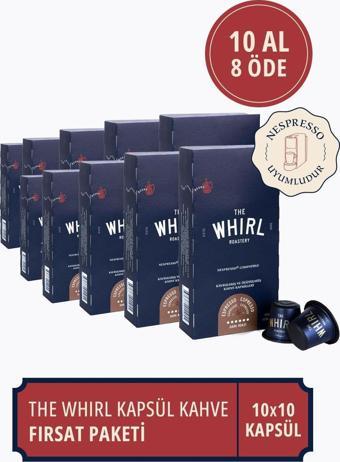 The Whirl Espresso Dark Kapsül Kahve 10 Al 8 Öde Fırsat Paketi