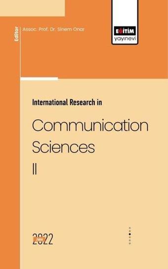 International Research in Communication Sciences 2 - Kolektif  - Eğitim Yayınevi