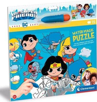 Clementoni 15 Parça Water Magic Frame Puzzle DC Super Friends 22243