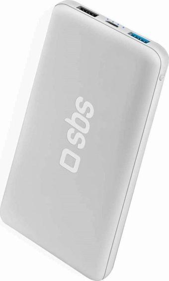 Sbs İntelligent Fast Charge 10.000Mah 2Xusba Çıkışlı Powerbank Beyaz