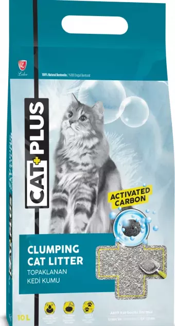 CatPlus Aktif Karbon Kedi Kumu 10 Lt