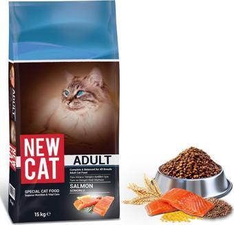 NewCat Somonlu Yetişkin Kedi Maması 15 Kg