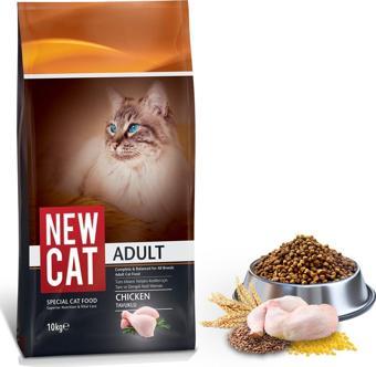 NewCat Tavuklu Yetişkin Kedi Maması 10 KG