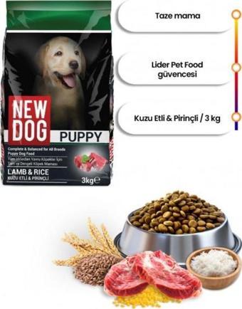 NewDog Kuzu Etli & Pirinçli Yavru köpek Maması 3 Kg