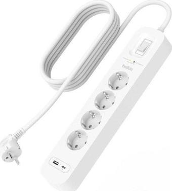 Belkin SRB001VF2M Usb-C-Usb-A 4x Akım Korumalı Priz 2 Metre