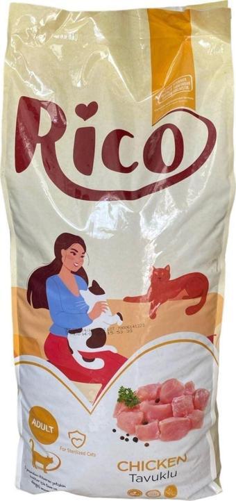 Rico Yetişkin Kedi Maması- tavuklu 15 kg