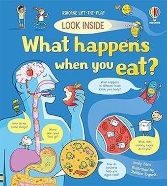 Look Inside What Happens When You Eat - Emily Bone - Usborne