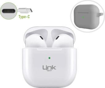 LinkTech AP01 SmartPods TWS 5.3 Bluetooth Kulaklık Type-C Beyaz