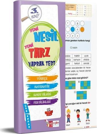 Artı Eğitim 2025 3. Sınıf Yeni Nesil Yeni Tarz Yaprak Test - Artıbir Yayınları