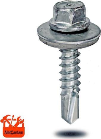 Trapez Vida Çatı Vidası Pullu Vida 5.5X50 _ 50 Adet