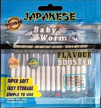 Japanese Baby Worm Aromalı LRF Silikon Solucan Yem 304