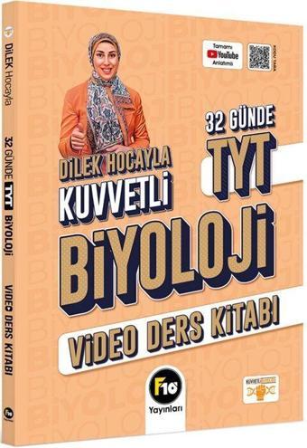 F10 TYT Biyoloji Dilek Hocayla 32 Günde Video Ders Kitabı F10 Yayınları - F10 Yayınları