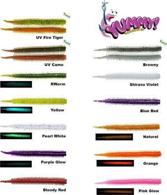 Fujin Yummy Sandworm 7cm LRF Silikonu Pinkyeel
