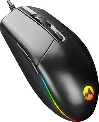 Everest Sm-X97 R-Star Usb 5 Tuşlu RGB Işıklı 6400Dpi Gaming Oyuncu Mouse