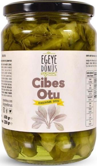 Egeye Dönüş Cibes Otu Konserve - (MEZE VE SALATA İÇİN YEMEĞE HAZIR CİBEZ EGE OTLARI KAVANOZ) - 650 Gr.