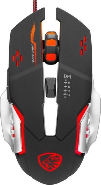 Hytech Hy-X9 Legend Siyah Gaming Oyuncu Mouse