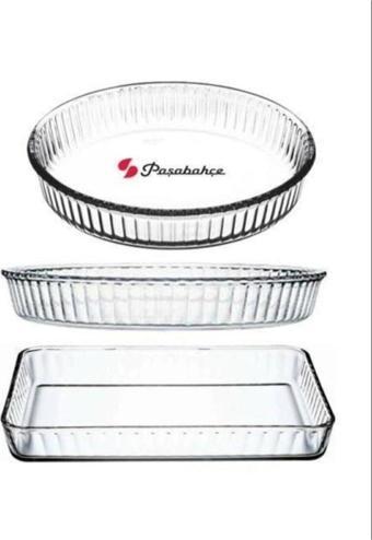 Paşabahçe borcam fırın tepsisi - 3 lü borcam set