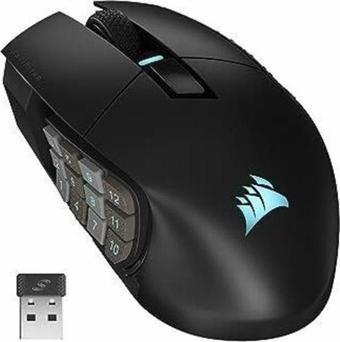 Corsair Scimitar Elite Wireless Bluetooth Mmo Gaming Mouse RGB Led Marksman 26.000 Dpı Optik Sensör