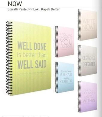 Gıpta Now A4 100 Yaprak Kareli Pp Kapak Spiralli Defter (3272)