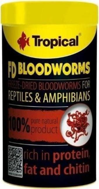 Tropical Fd Bloodworms Kurutulmuş Kan Kurdu 100 Ml 7 Gr