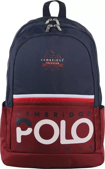 Cambridge Polo Club Preppy II Çift Ana Bölmeli Unisex Okul Sırt Çantası Lacivert / CPC3019.011