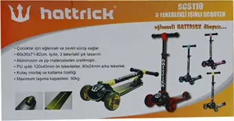 Hattrick scs 200 w scooter pembe