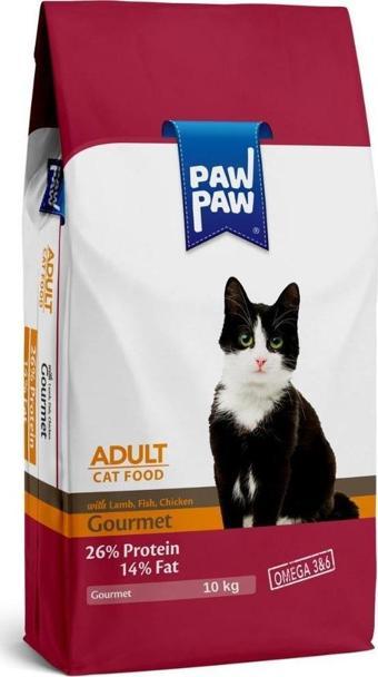 Paw Paw Gurme Yetişkin Kedi Maması 10 kg