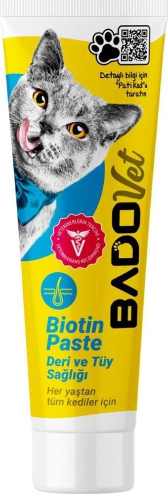 Bado Kedi Besin Takviyesi Biyotin Paste Tüp 100GR