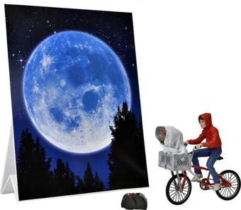 Neca E.T. 40th Anniversary - Elliot & E.T. on Bicycle Diaroma Heykel