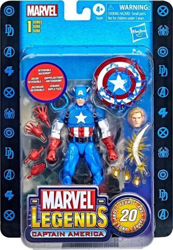 Marvel Legends 20th Anniversary Series 1 Captain America Aksiyon Figürü