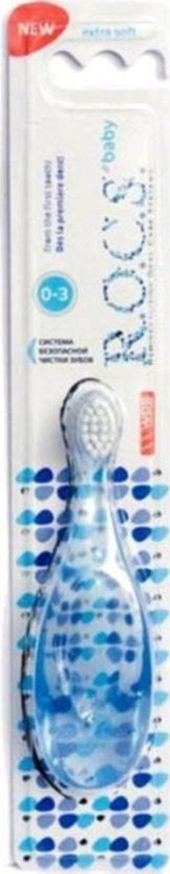 Rocs Baby Extra Soft - Bebekler İçin Diş Fırçası Mavi 0-3 Ay