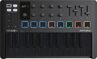 Arturia Minilab 3 Deep Black Özel Üretim Midi Klavye
