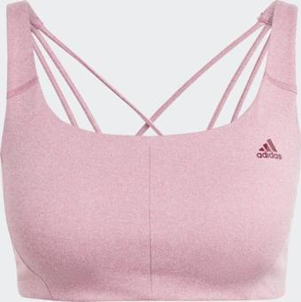 Adidas HR9669 CoreFlow Running Medium Pedli Spor Bra Pembe