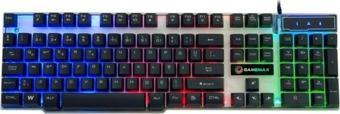 Frısby Gamemax Fk-G508Qu 3 Renk Işıklı Klavye Usb Siyah Tuş