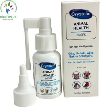 Crystalin Kedi ve Köpek İçin Göz, Kulak Ve Ağız Bakım Solüsyonu 50 Ml