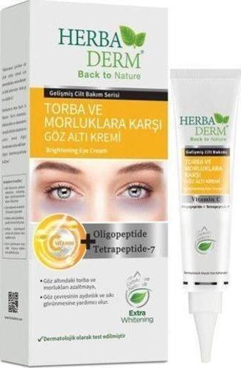 Herbaderm Göz Altı Kremi Torba ve Morluklara Karşı 15 ml