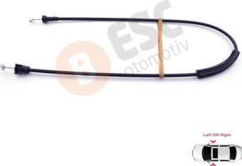 ESC Otomotiv Renault Clio MK2 için Ön Kapı Kilit İç Açma Teli 7700413048