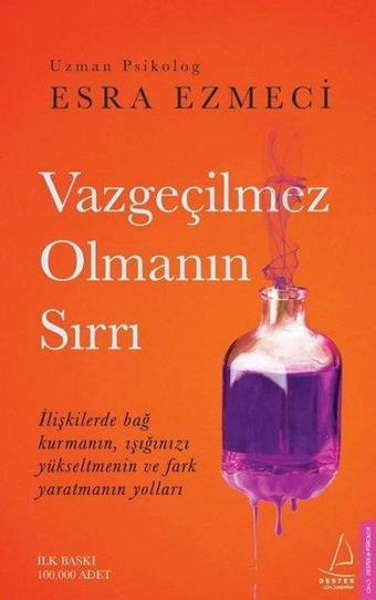 Vazgeçilmez Olmanın Sırrı - Esra Ezmeci - Destek Yayınları