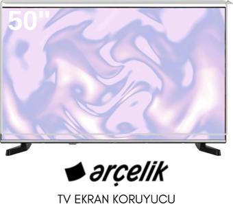 Technozi Arçelik Uyumlu 50" inç 150 Ekran Tv Koruyucu Kırılmaz Paneli