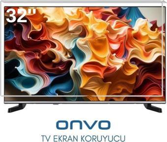 Technozi Onvo Uyumlu 32" inç 132 Ekran Tv Koruyucu Kırılmaz Paneli